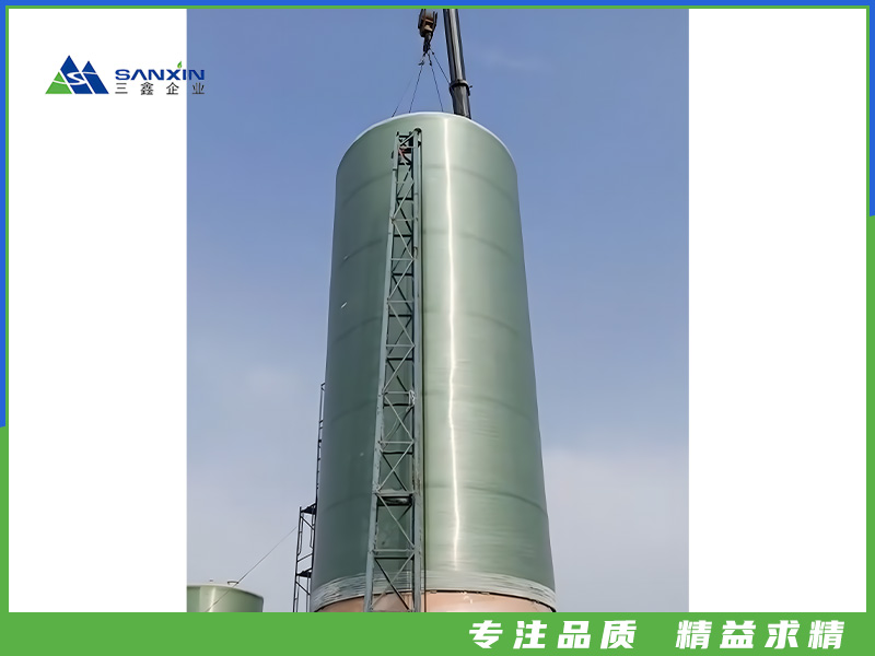 大型立式玻璃钢储罐